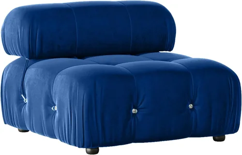 Vista 14 de Sofá modular seccional, sofá de terciopelo, asiento medio, beige