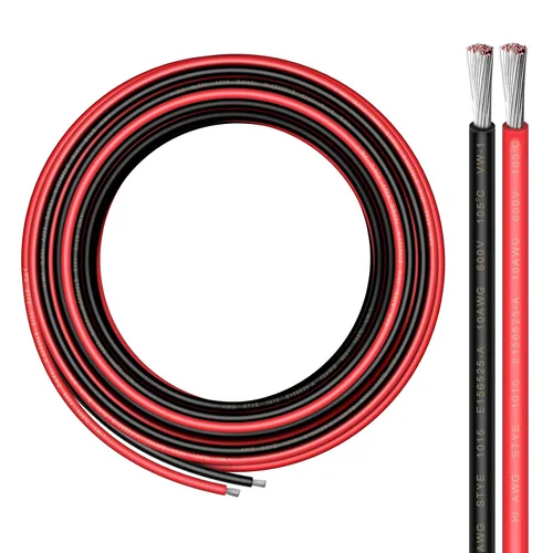 Vista 9 de iGreely Cable de calibre 2, cable eléctrico de cobre estañado de 2 AWG, 10