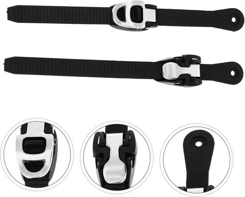 Vista 5 de 2 sets patines accesorios de correas fijas hebillas reemplazo para hombres 2 piezas* 2