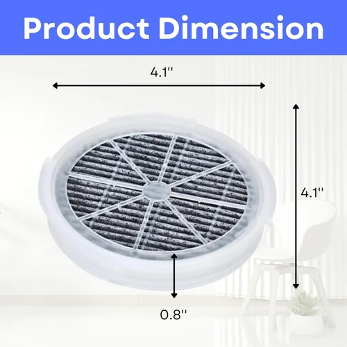 Vista 5 de Nispira Repuesto de filtro HEPA de carbón activado Para purificador de aire FridaBaby máquina de sonido, Meleden, RIGOGLIOSO GL-2103, JINPUS