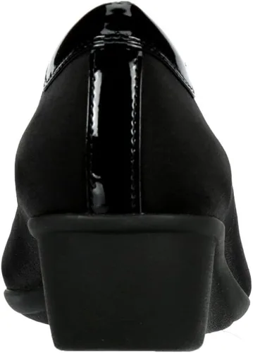 Vista 4 de Kit - Zapatos de tacón de cuña baja con punta redonda para mujer