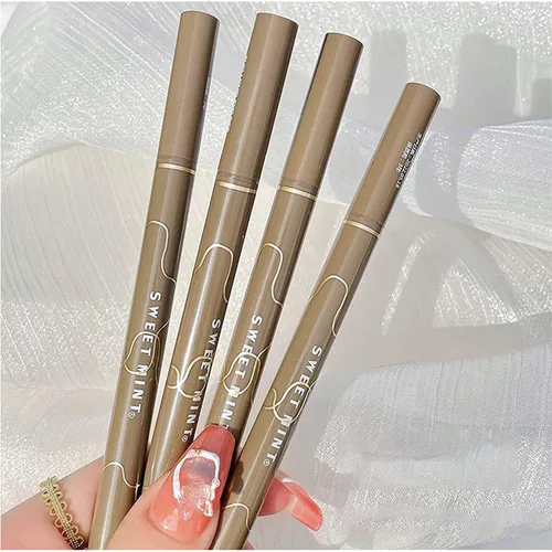 Vista 7 de Delineador de ojos superfino impermeable de secado rápido, 4 bolígrafos líquidos Hyper Easy sin saltos, impermeable, muy fino, maquillaje de larga