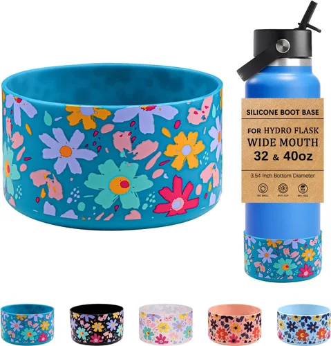 Vista 24 de HEYSKAY - Base de silicona para botella de agua Hydro Flask de boca ancha de 32 a 40 onzas