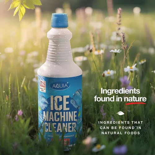 Vista 4 de Limpiador y descalcificador de máquina de hielo de 32 onzas, paquete de 2 Limpiador para máquina de hielo para todas las marcas; Opal, Scotsman