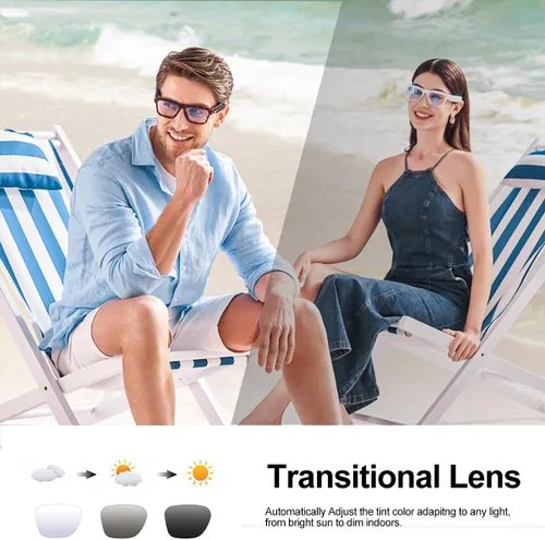 Vista 8 de OhO Smart Glasses,Bluetooth Sunglasses with MP3 with Open Ear Speaker Headphone,Polarized UV Protection for Men&Women