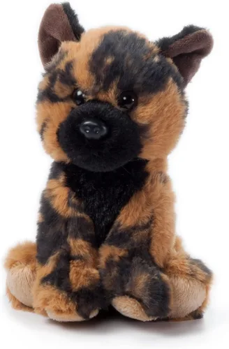 Vista 2 de The Petting Zoo Peluche de perro salvaje africano, regalos para niños, animales salvajes del zoológico Onez Babiez, juguete de peluche de perro