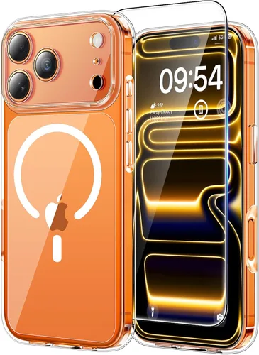 Vista 103 de TAURI Funda para iPhone 17, antiamarilleamiento con protector de pantalla, protección de grado militar, a prueba de golpes, delgada para iPhone 17