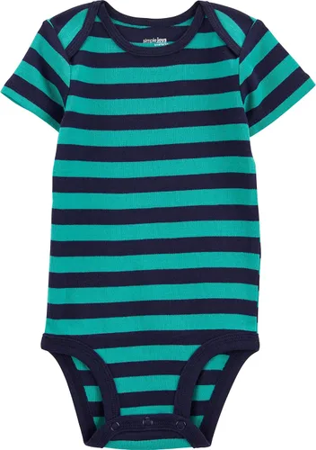 Vista 2 de Simple Joys by Carter's - Paquete de 6 trajes de manga corta para niños pequeños y bebés