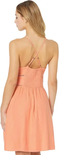 Vista 2 de Roxy Vestido tejido de tirantes ligeros plateados para mujer, Mapa