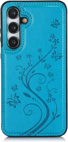Vista 6 de Asuwish Funda de teléfono para Samsung Galaxy S25 5G con protector de pantalla de vidrio templado y tarjetero con soporte para tarjetero, soporte