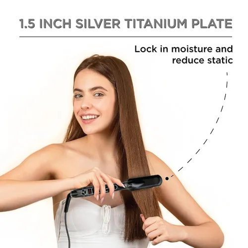 Vista 4 de Croc Classic Nano-titanium, plancha plana (placa de titanio negra) 842 grados fahrenheit, 1.5