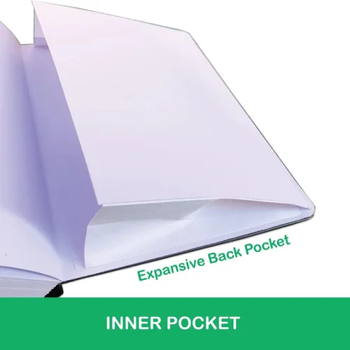 Vista 9 de BUKE Cuaderno de cuadrícula de puntos, papel blanco de bambú de 6.35 oz/m², 5 puntos de 0.197 x 0.197 in, 160 páginas, encuadernación plana, bordes