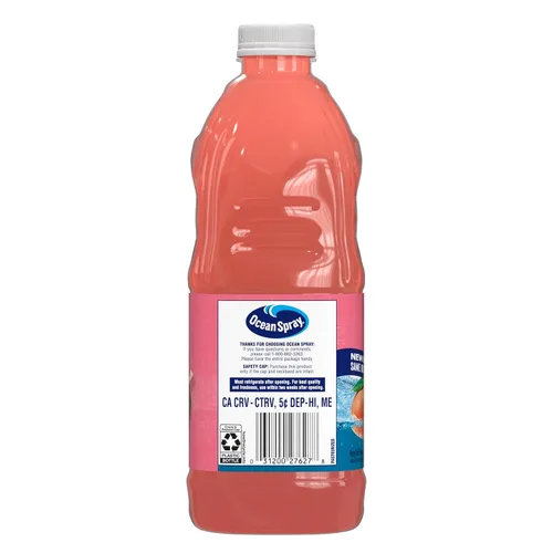 Vista 5 de Ocean Spray® Bebida de jugo de toronja roja rubí, botella de 64 onzas líquidas