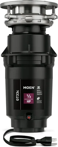 Vista 17 de Moen Prep Series PRO GXP50C - Triturador de basura compacto de alimentación continua para fregadero de cocina con cable de alimentación