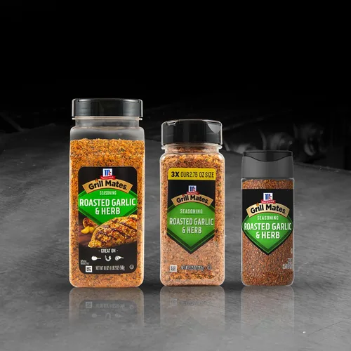 Vista 17 de McCormick Grill Mates - Condimento de ajo asado y hierbas, 2.75 onzas