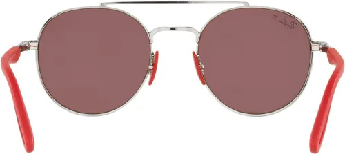 Vista 8 de Ray-Ban Gafas de sol unisex montura negra, lentes gris oscuro, 2.008 in