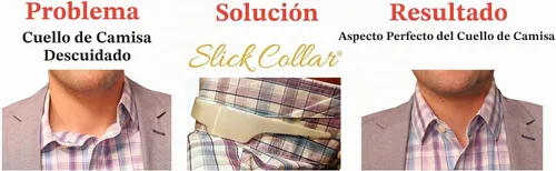 Vista 9 de Slick Collar Paquete de soporte de cuello de camisa ajustable con soporte para cuello para hombres y mujeres, Blanco
