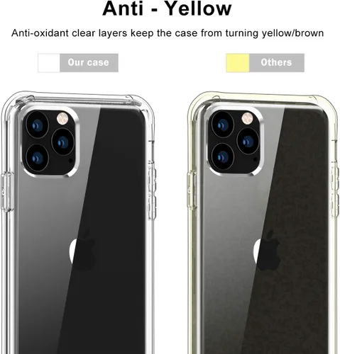 Vista 6 de BAISRKE Funda para iPhone 11 Pro Max, [Protector de pantalla integrado] Carcasa protectora de doble capa de cuerpo completo a prueba de golpes