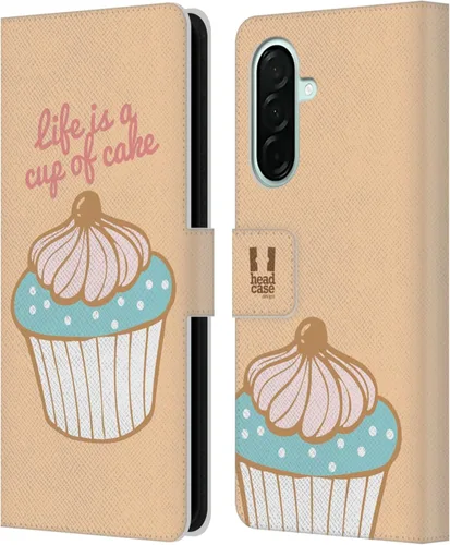 Vista 324 de Head Case Designs Assortment Cupcakes Happiness Leather Wallet Case Compatible with Samsung Galaxy A07 4G Surtido