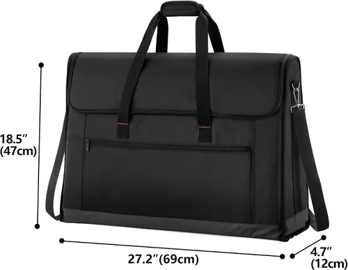 Vista 7 de Trunab Estuche de transporte para monitor de 24 a 27 pulgadas, bolsa de viaje acolchada con capacidad para hasta 2 pantallas LCD/televisores,
