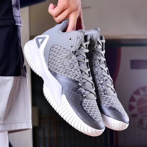 Vista 6 de PEAK - Zapato deportivo alto de baloncesto para hombre, Lou Williams Streetball Master, transpirables, antideslizantes, acolchados, para exteriores