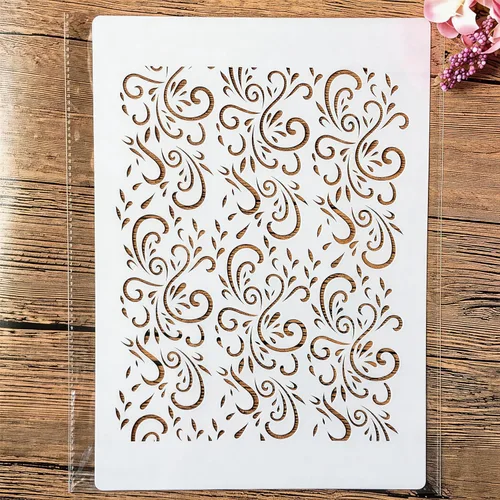 Vista 21 de TIAMECH Plantilla de alas reutilizables A4 para pintar, par de plantillas de capas de corazón de ala de ángel, arte de pared, muebles de madera