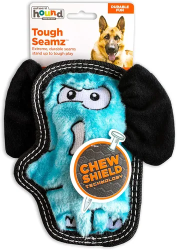 Vista 2 de Outward Hound Tough Seamz - Juguete de peluche para perro, pequeño