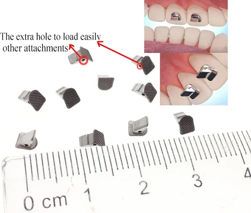 Vista 2 de 20 piezas de nuevos materiales de ortodoncia dentales de turbos de mordida