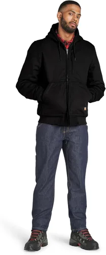 Vista 2 de Timberland - Chaqueta con capucha de lona con forro Gritman unisex para adultos
