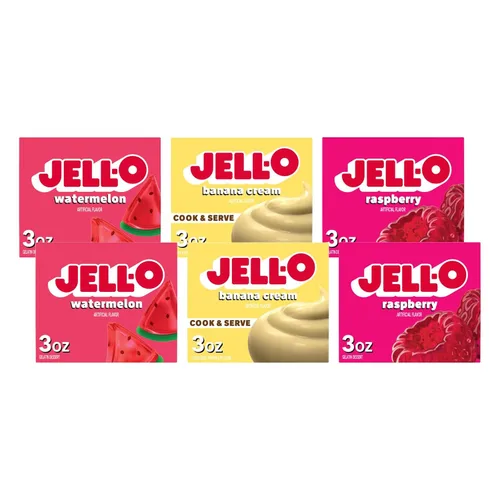 Vista 12 de JELL-O Jello Postre de gelatina, cajas de 3 onzas, paquete de 4