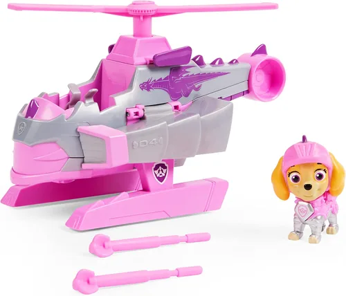 Vista 7 de Spin Master 6063585 Paw Patrol Rescue Knights Marshall - Coche de juguete transformable con figura de acción coleccionable