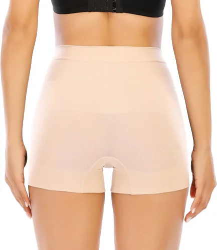 Vista 2 de Womens Seamless Shaping Boyshorts Panties Tummy Control Underwear Slimming Shapewear Shorts