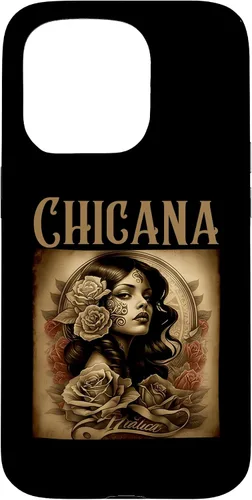 Vista 14 de iPhone 16 Chicana Style Tattoos Clothes Women Mexican American Latina Case