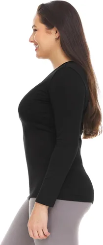 Vista 2 de Thermajane - Camisetas térmicas para mujer, camisetas de invierno de manga larga