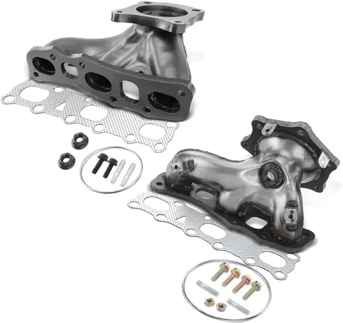 Vista 10 de A-Premium Manguito de escape izquierdo [6Cyl 3.5L] con juntas, pernos, perchas, tuercas compatibles con Nissan Altima 2007-2018, Maxima 2009-2014