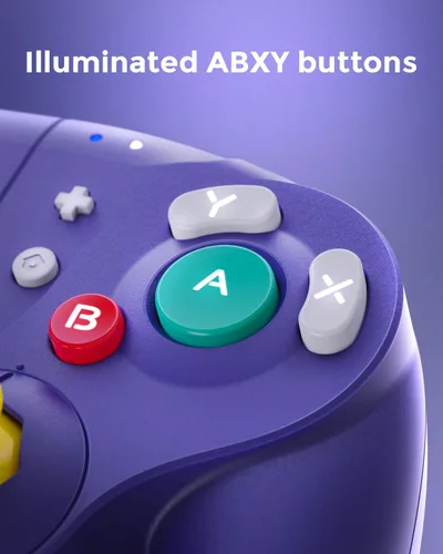 Vista 3 de NYXI Wizard Switch Gamecube Controller for Nintendio SwitchSwitch OLED, Wireless Gamecube Controller with Hall Effect Joystick, Programmable