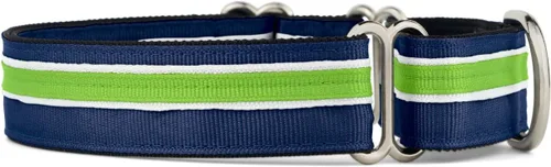 Vista 12 de If It Barks Collar Martingala de 1 pulgada con hebilla de liberación rápida, ajustable, fabricado en Estados Unidos, pequeño, arándano