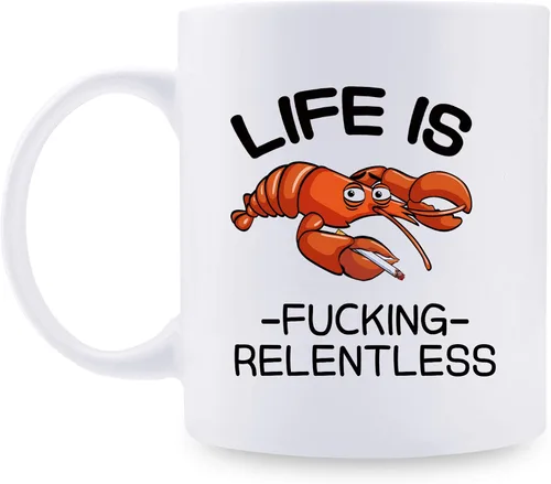 Vista 11 de aiyaya Taza de café con texto en inglés "Don't Hurry Be Happy Sloth - Bonita taza de café de perezoso de 11 onzas – Regalos de cumpleaños de Navidad