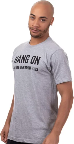 Vista 3 de Hang On, Let Me Overthink This Funny Men Sarcasm Joke Sarcastic Graphic T-Shirt