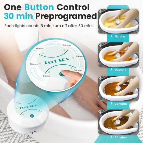Vista 3 de Máquina de baño de pies de desintoxicación iónica, limpieza iónica personal de pies, baño de pies iónico, sistema de desintoxicación de pies