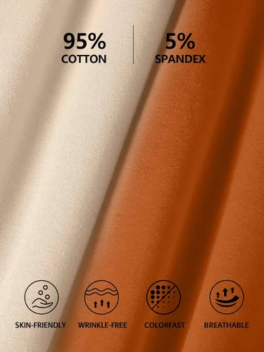 Vista 32 de Camisa Attraco de algodón, con tirantes estilo espagueti, con brasier incorporado, 2 paquetes, para mujer