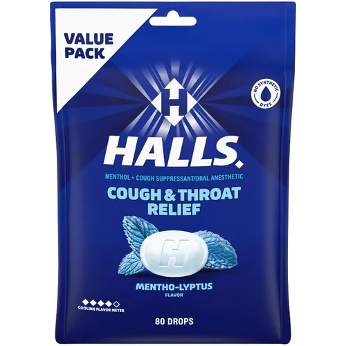 Vista 21 de HALLS Defense - Gotas de vitamina C cítricas surtidas, paquete económico, 80 gotas Gotas para la garganta, paquete económico