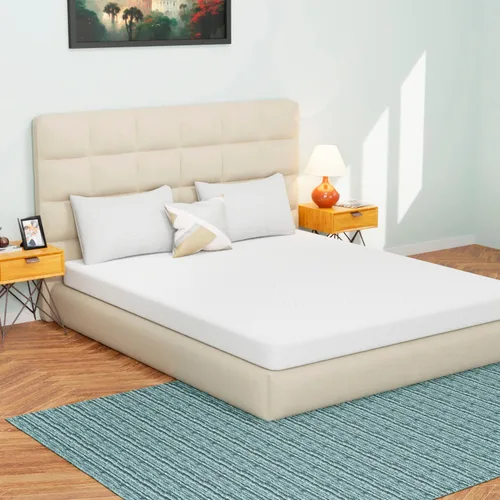Vista 9 de PayLessHere Colchón individual 5 pulgadas Espuma viscoelástica con gel de té verde Sensación medianamente firme Viene en una caja Con