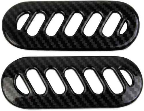 Vista 5 de Cubierta interior de fibra de carbono estilo A-Pillar Vent Air Outle Cover Trim para Chevy Corvette C5 1997-2004