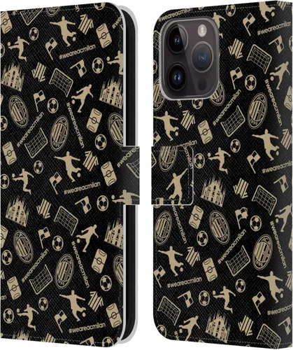 Vista 112 de Head Case Designs Officially Licensed AC Milan Dream Big Children Leather Wallet Case Compatible with Apple iPhone 11