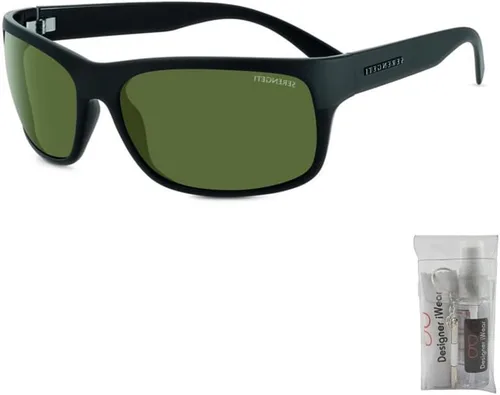 Vista 2 de Serengeti Gafas de sol redondas Leonora para hombre + kit de gafas gratis