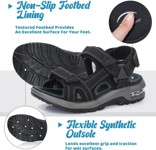 Vista 3 de visionreast Sandalias deportivas de moda para niños, con estampado de camuflaje, sandalias deportivas al aire libre, sandalias casuales para la playa