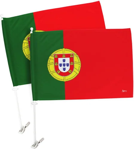 Vista 52 de Paquete de bandera de coche de la Copa del Mundo 2022 de Gales, bandera americana para carros, decoración de automóviles, pancarta pequeña