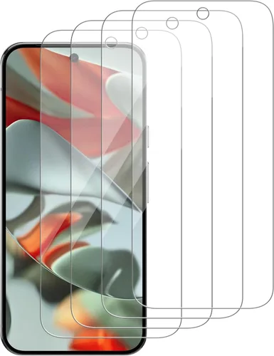 Vista 15 de Paquete de 4 protectores de pantalla de vidrio compatibles con Google Pixel 3 XL [dureza 9H], vidrio templado para pantalla HD, resistente a