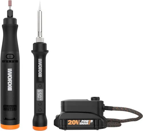 Vista 11 de Worx MAKERX WX743L.9 - Mini pistola de calor de 20 V (solo herramienta)